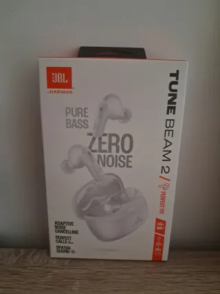 JBL Tune Beam 2 Auriculares Blancos