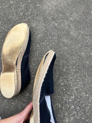 Alpargatas transpirables azul marino