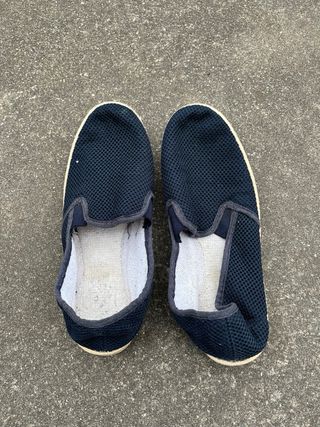 Alpargatas transpirables azul marino