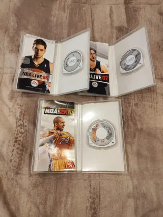Pack 3 Juegos NBA PSP: Live 06, Live 07, 2K10