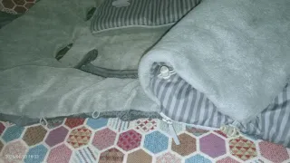 Saco para silla de bebé con jirafa y elefante