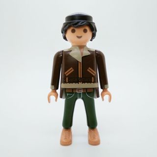 Playmobil Aviador Piloto Helicóptero Avión