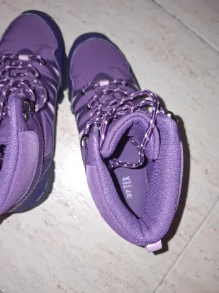 Botas niña moradas