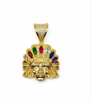 Collar Indio Laminado 14k XP 60cm