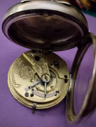 Reloj de Bolsillo Inglés Plata