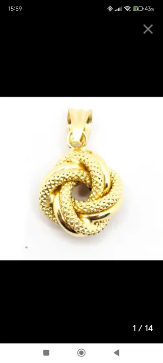 Colgante nudo oro 18k