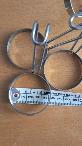 4 asas de metal para tazas de cristal