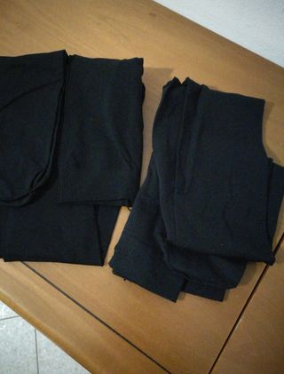2 collant e 1 pantacollant neri