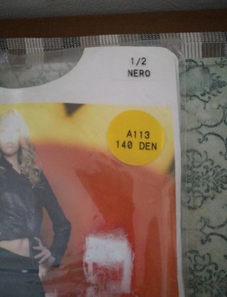 2 collant e 1 pantacollant neri