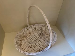 4 Cestas Mimbre Forradas Tela