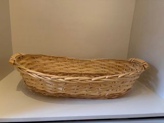 4 Cestas Mimbre Forradas Tela