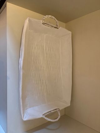 4 Cestas Mimbre Forradas Tela