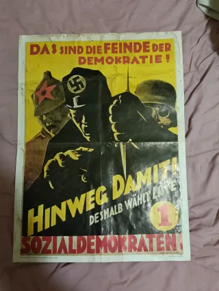 Cartel 2ª Guerra Mundial Alemania