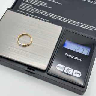 Anillo de oro 18kt con diamante