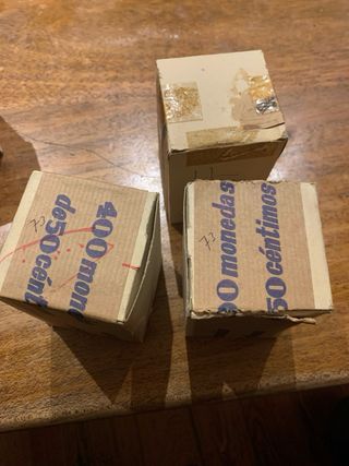 Caja 400 monedas 50 céntimos 1966