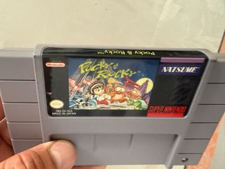 Pocky & Rocky SNES USA