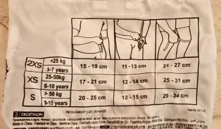 Protecciones Oxelo XS Rodillas Codos Muñecas Niños