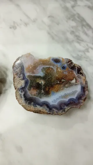 Ágata doble cortada