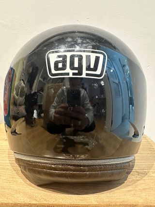 Casco Jet AGV Negro