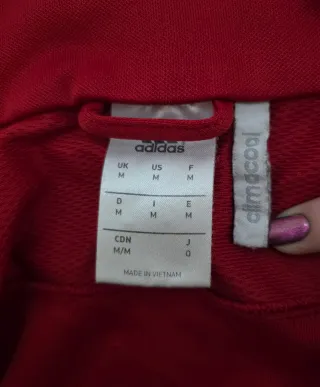 Chaqueta Deportiva Adidas Roja Fc Bayern Munich