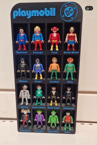 Expositor Figuras DC Playmobil Kinder