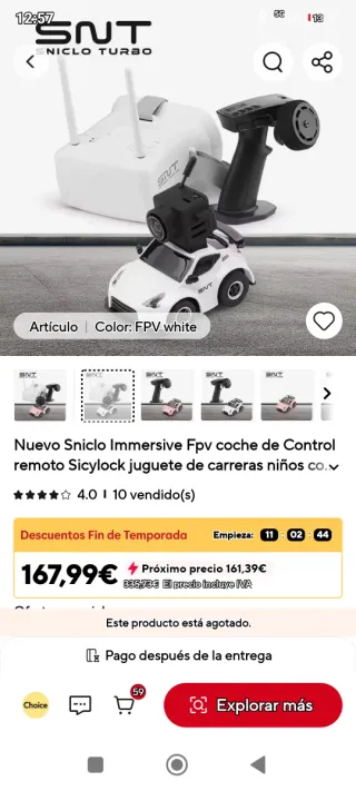 JUST AIR Q25 Micro FPV Car