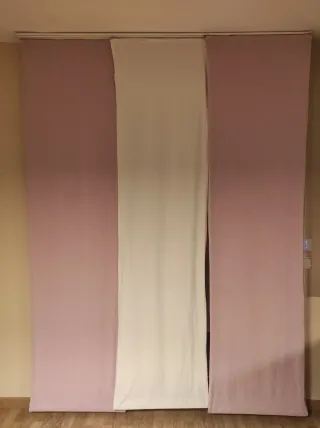 Paneles Japoneses Lila y Blanco