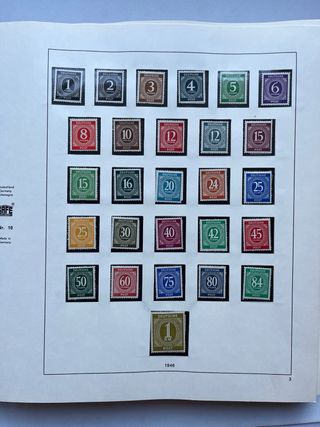 Álbum Sellos Alemania Ocupación Aliada 1945/1949