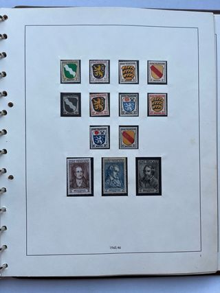 Álbum Sellos Alemania Ocupación Aliada 1945/1949
