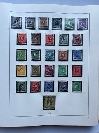 Álbum Sellos Alemania Ocupación Aliada 1945/1949