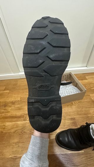 Botas de piel Clarks Hombre Negras