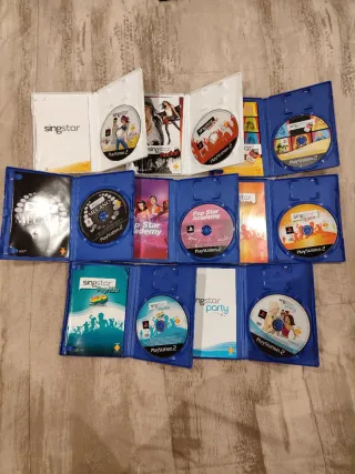 Pack 7 Juegos Sing Star PS2