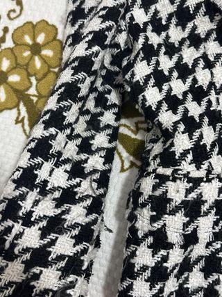 Zara Giacca tweed pied de poule – tg XS