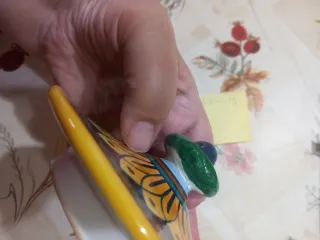 Biscottiera in ceramica