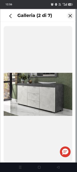 Madia 2 ante e 3 cassetti