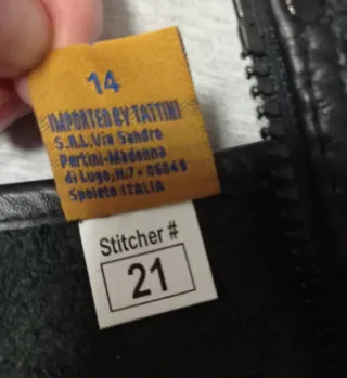 Gambali equitazione pelle per bambino misura 14