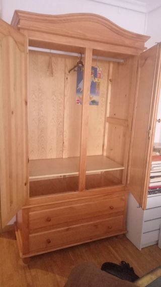 Armario de madera 120 cm