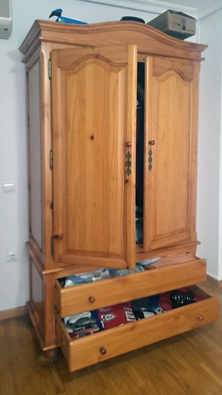 Armario de madera 120 cm