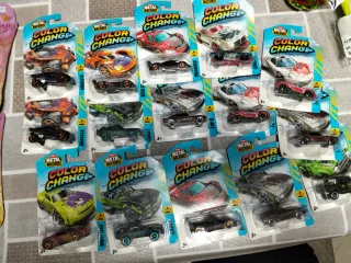 Lote Coches Metal Machines Color Change