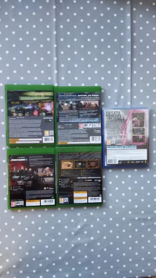 Pack 5 Videojuegos Xbox One y PS4