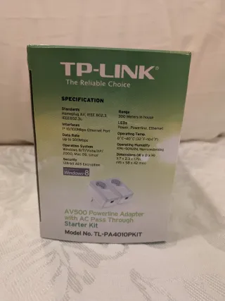 Adaptador PLC TP-Link AV500 con Enchufe