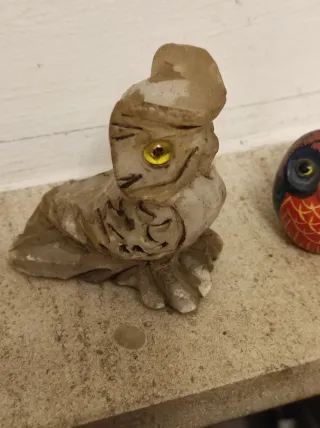 Cinco figuras búhos de colección son cinco