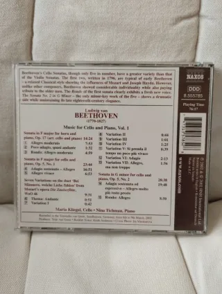 María Kliegel Lote 5cd's uno doble