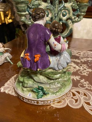 Coppia in ceramica Rudolstadt Turingia