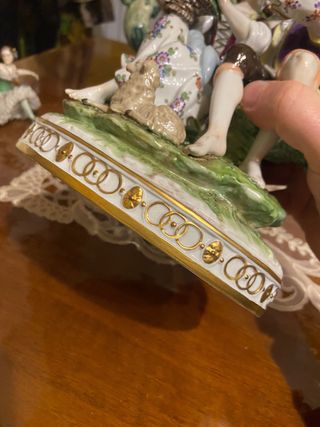 Coppia in ceramica Rudolstadt Turingia