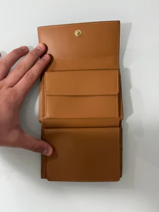 Portafoglio The Bridge blu e marrone