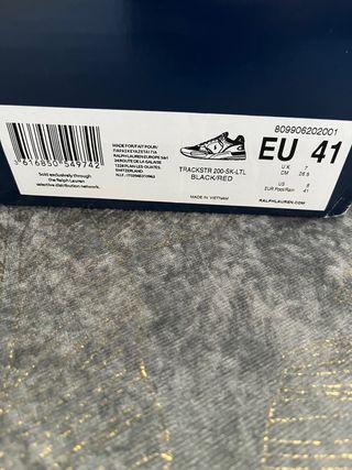 Zapatillas Polo Ralph Lauren Negras