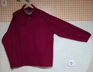 Sudadera Umbro Media Cremallera Roja