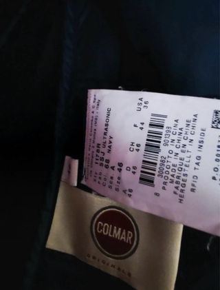 Giubbotto Colmar nero trapuntato