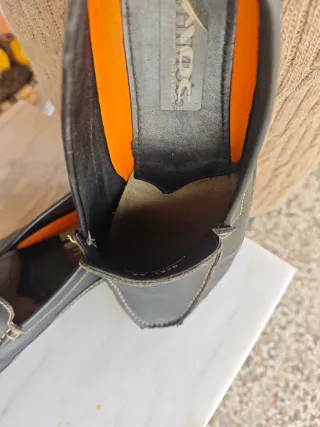 Mocasines d  piel hombre MOC azul marino